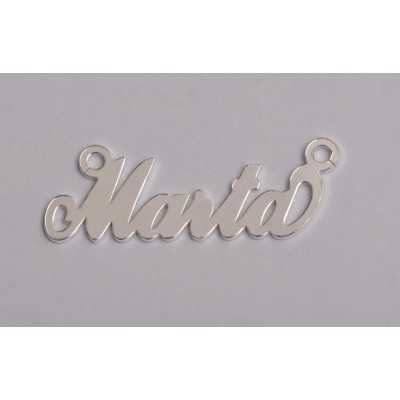 Nume decupate din argint din stoc - Marta