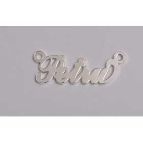 Nume decupate din argint din stoc - Petru