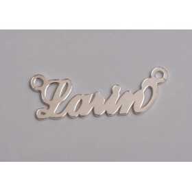 Nume decupate din argint din stoc - Larin