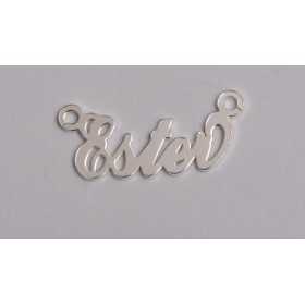 Nume decupate din argint din stoc - Ester