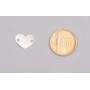 G0782-Link argint 925 inimioara 10x12mm grosime 0.50mm