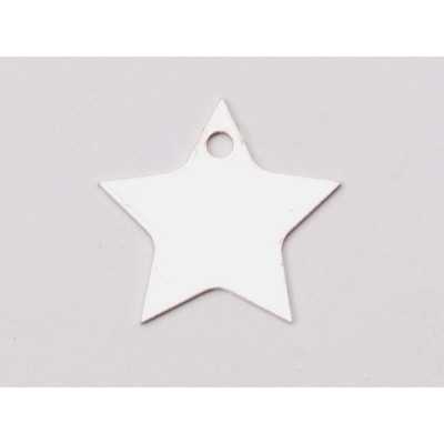 Laser-Cut-058-Charm steluta argint 925 11mm 0.4mm grosime