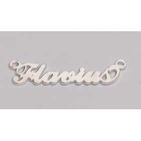 Nume decupate din argint din stoc - Flavius