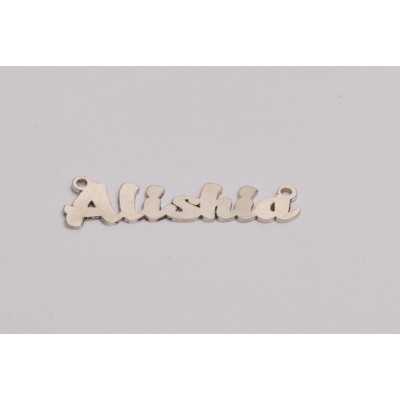 Nume decupate din argint din stoc - Alishia