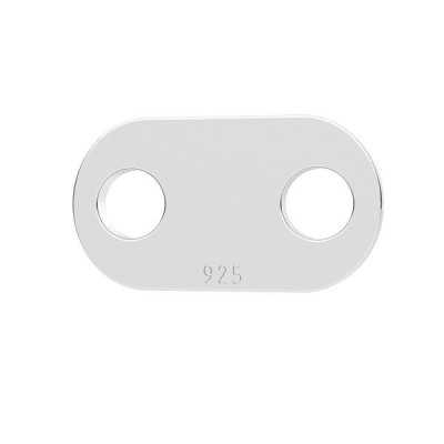 G2046-Element de legatura din argint 925 9x5MM