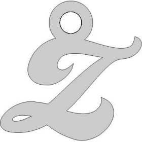 G0935-Litera Z din argint 925 8.6x7.3mm 1 buc G0935-Litera Z din argint 925 8.6x7.3mm 1 buc