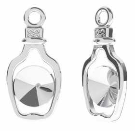 G0647-Baza pandant Sticla pentru Swarovski Rivoli 1122 6MM
