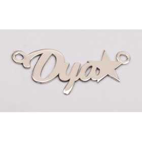 Serviciu de decupare nume din argint termen de livrare cca 3-4zile