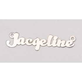 Nume decupate din argint din stoc - Jaqeline Versiunea 1