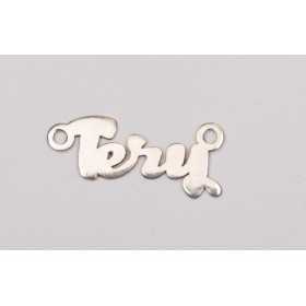 Nume decupate din argint din stoc- Tery Versiunea 1