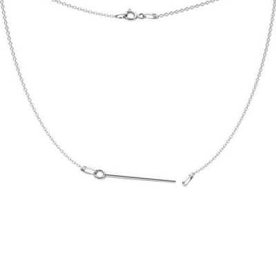 G1062-Colier anchor argint 925 cu baza pentru Swarovski Beads