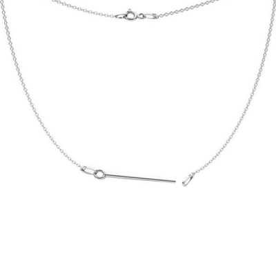 G1062-Colier anchor argint 925 cu baza pentru Swarovski Beads