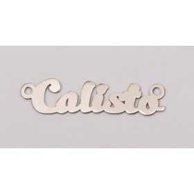 Nume decupate din argint din stoc- Calisto v1