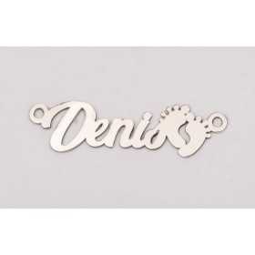 Nume din argint cu talpite decupate in 3-4zile