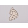 LASER-CUT-080-Charm mama si copilul 10x15mm grosime 0.33mm