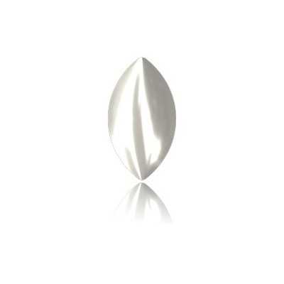 2484-Swarovski Elements 2208/4 Crystal Nacre Unfoiled Hotfix 10x5.5 mm -1buc