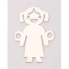 E0172-N-Link fetita decupata 20x14.5mm 0.4mm 1 buc