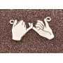 LASER-CUT-089-Link pinky promise decupat 23x14mm 1 buc