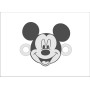 E0179-G-Mickey-mouse decupat si gravat link pentru bratara 13x12mm 0,4mm 1 buc
