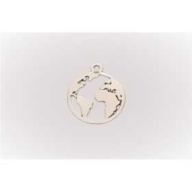 E0016-Charm glob pamantesc 16.5mm x21mm 0.33mm 1 buc