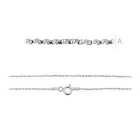 G0139-Lant argint box twisted 0.9mm x 40cm cu incuietoare Lant argint 925