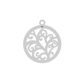 E0035-Charm copacul vietii 16x16mm 0.33mm