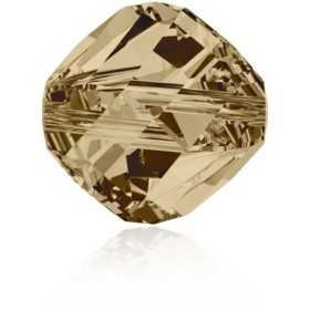 P1324-Swarovski Elements 5020 Crystal Golden Shadow 10mm-1 buc P3842-Swarovski Elements 5515 Crystal Golden Shadow 18x12.5mm - 1 buc