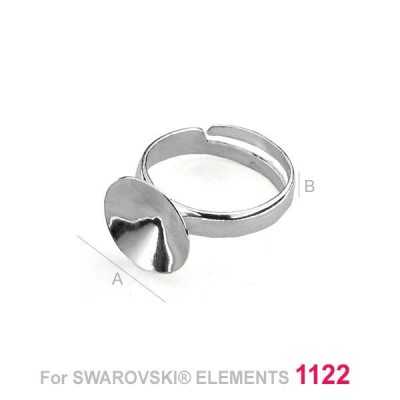 G0297-Baza inel pentru Swarovski Rivoli 12mm Reglabil