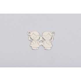 E0113 - Link doua fetite 14 x 10 mm 0.5 mm