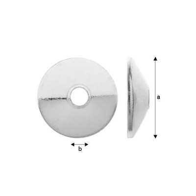 G0311-Capacel rotund conic 4mm argint 925