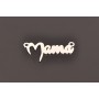 E0107-Decupaj "Mama" din argint 925 pentru link 27x13 mm-1 buc