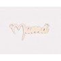 E0107-Decupaj "Mama" din argint 925 pentru link 27x13 mm-1 buc