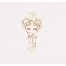 E0043-G-Link Masha din argint 16x11mm 0.33mm