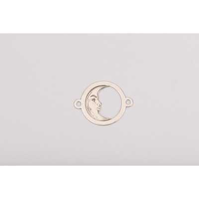 E0108-Link cerc 16.5mm 0.4mm decupat cu luna 1 buc