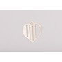 E0105-Pandantiv decupat argint 925 "Heart for engraving" 27x23mm 0.5mm