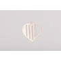 E0105-Pandantiv decupat argint 925 "Heart for engraving" 27x23mm 0.5mm