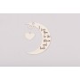 E0227-G-Semiluna cu inimioara I Love You to the Moon and Back 37mm x 23mm 0.4mm