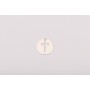 G1966-Charm banut argint 925 cu cruciulita decupta 12MM