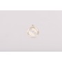 E0014-Charm banut 14.5mmx17mm gravat Hapiness Love Family si 3 inimi decupate