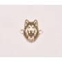 E0231-G-Decupaj Husky/Malamut de Alaska din argint 925 15x14x0.5mm - 1 bucata