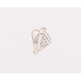 E0235-N-Decupaj Parapanta Ag925 22x14x0.6mm