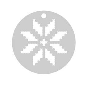 E0241 N Charm banut argint motive traditionale romanesti 22mm 0.33mm