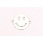 E0243-N-Link Smiley Face din Argint 925 dimensiuni 11x9x0.33mm-1buc
