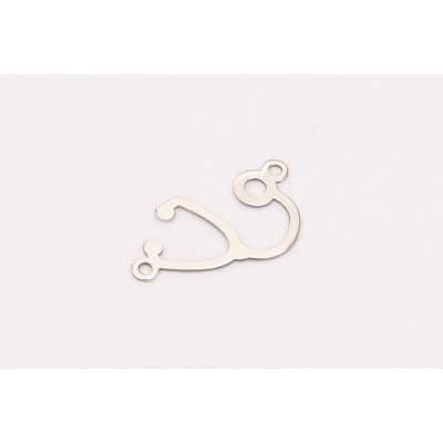 E0249-N-Decupaj Stetoscop din Ag925 21x11x0.6mm-1buc