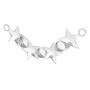 G0384-Link argint 925 Swarovski 4745 10MM-1 buc