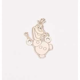 E0257-G-Link decupat Olaf din Ag 925 17x10x0.4mm-1buc