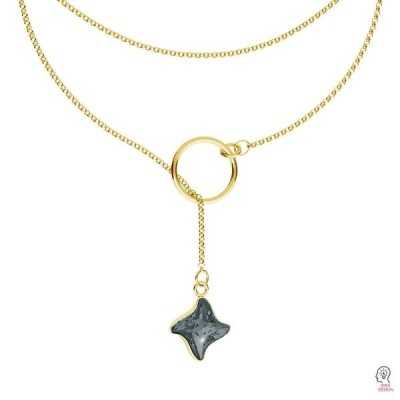 G0406-Lant argint 925 cu agatatoare tip choker-70 cm-1 buc