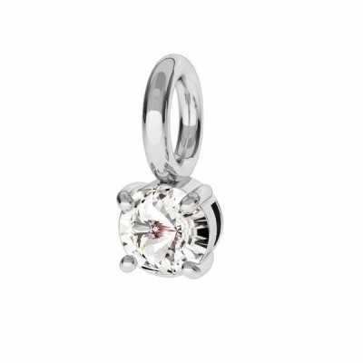 G0414-Pandantiv Argint 925 Crystal 3MM Zirconiu-1 bucata