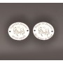 E0272-G-Link Set "Never apart" Argint 925 diametru 16.5 mm(0.33mm)-2 buc