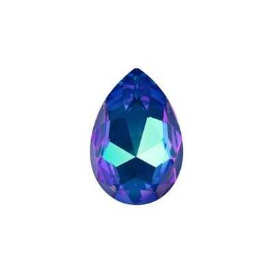 P0031-Swarovski Elements 4320 Crystal Royal Blue DeLite Unfoiled 14x10MM-1buc